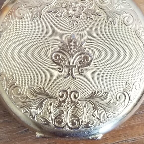 Colibri Pocket Watch Incabloc 17J Swiss Gold Tone Parts or Project Only READ - Picture 4 of 11